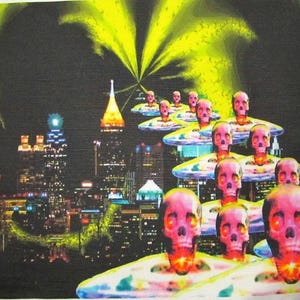 ARMAGEDDON ATLANTA Back Patch -  Printed Sew On Patch - Vest, Bag, Backpack, Jacket, T-Shirt