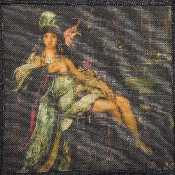 Printed Sew On Patch - DELILAH DETAIL - Gustav Moreau 1826-1898 - p205