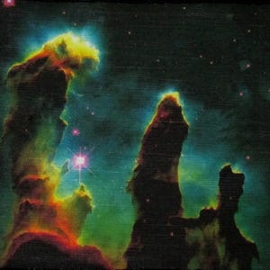 Eagle Nebula Pillars HUBBLE - Vest, Bag, Backpack, Jacket - Printed Patch - Sew On - 6 inch p421
