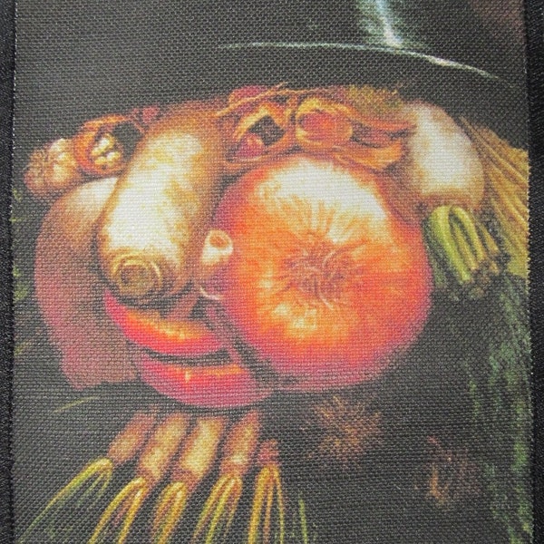 Printed Sew On Patch - THE GREENGROCER - Giuseppe Arcimboldo 1527-1593