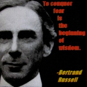 Bertrand Russell Quote - Patch imprimé - coudre sur - gilet, sac, sac à dos, veste p578