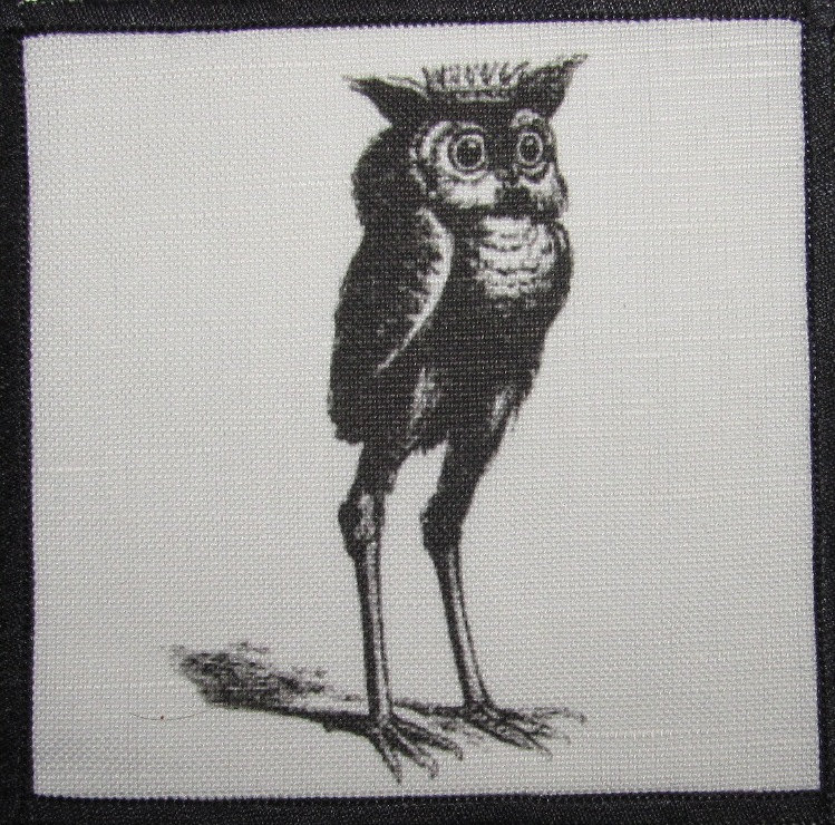 Gedruckt annähen Patch - Dictionairre Infernal - STOLAS - Dämonologie Wörterbuch