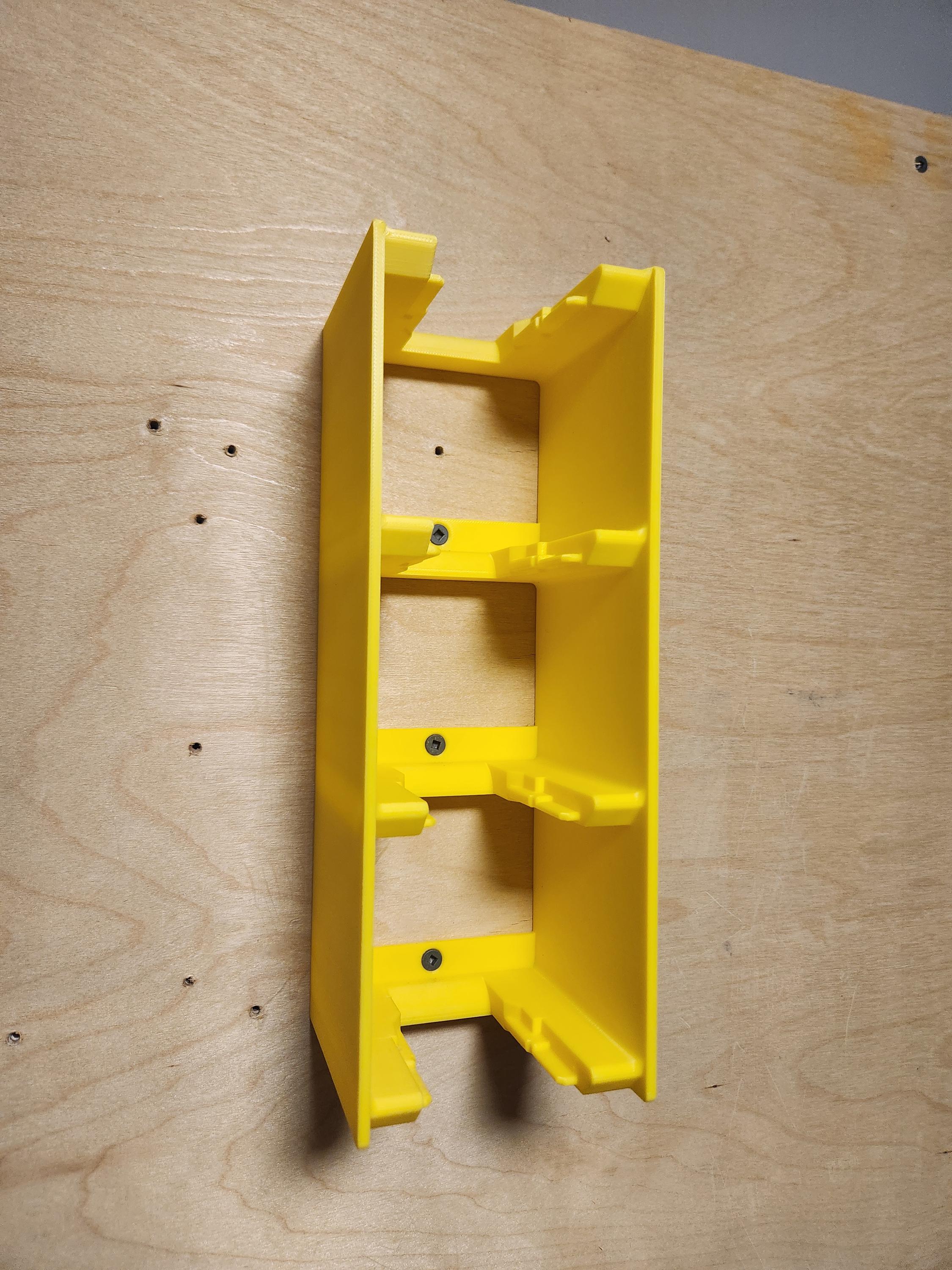 Dewalt 20V Battery Holder Wall Mount | 4 or 8 Battery Storage Tower ...