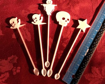 Cocktail Stir Sticks • Drink Stirrers • 3D Printed Party Decor