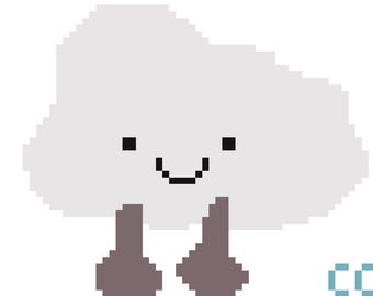 Jellycat Cloud needlepoint CHART