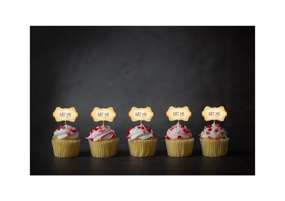 Alice in Wonderland Eat Me Labels | Tea Party Decorations (printable ...