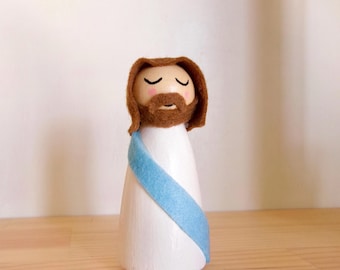 Wooden Jesus Doll