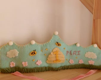 Handsewn Felt Crown