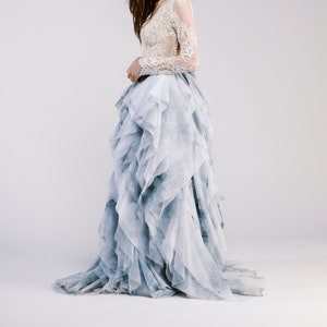 Piper Skirt  - Bridal Skirt - Wedding Separate - Ruffle Wedding Skirt - Blue Wedding Dress - Full Wedding Skirt - Ball Gown