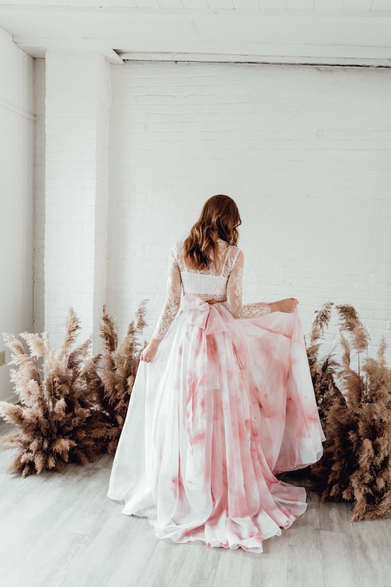 Tennyson' Hand-Painted Bridal Skirt - Aisle Society