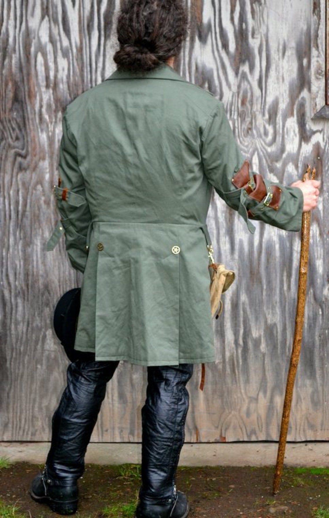 Embroidered Steampunk Frock Coat