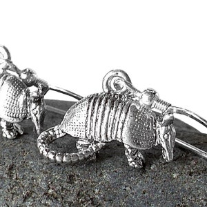 Armadillo Earrings - Armadillo Dangle Earrings - NOW AVAILABLE in All Sterling Silver