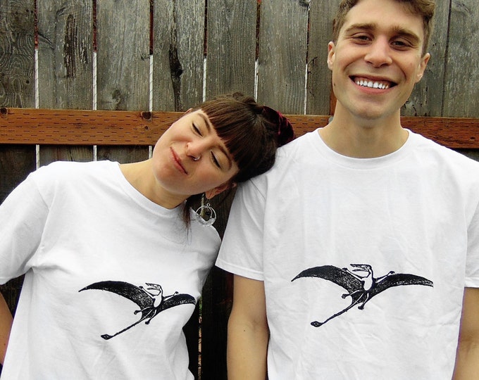 Featured listing image: Pterodactyl T-Shirt - Dinosaur Tee - Unisex Shirt - Free Shipping