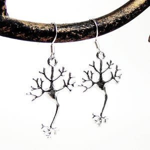 Neuron Earrings Science Jewelry image 1