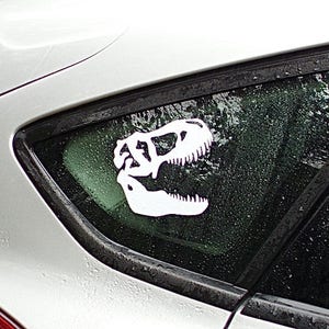 T Rex Sticker - Vinyl Sticker for Computer or Car - Dinosaur Bumper Sticker - Dinosaur Decal