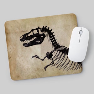 Dinosaurier Mousepad - T-Rex Fossil - Tyrannosaurus Rex - Fossil Maus Pad - Büro