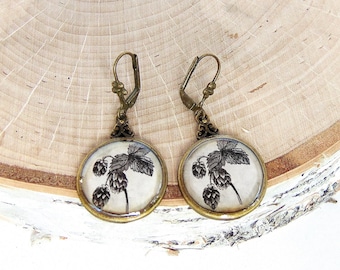 Beer Hops Earrings - Beer Earrings - Home Brew - Craft Beer