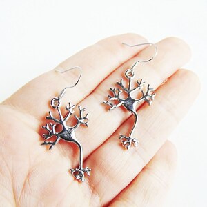 Neuron Earrings Science Jewelry image 7