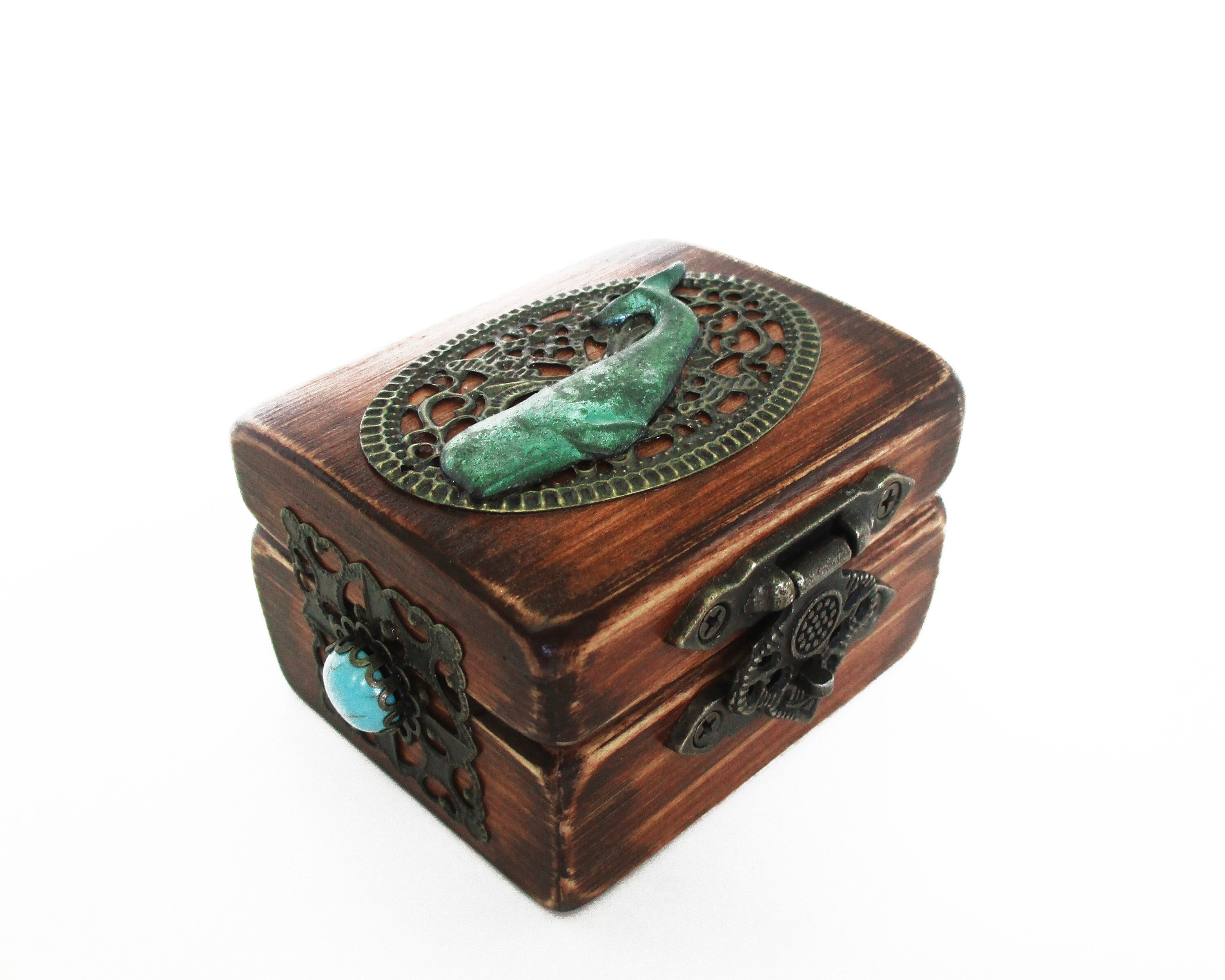 Whale Engagement Ring Box Ring Bearer Box Nautical Wedding
