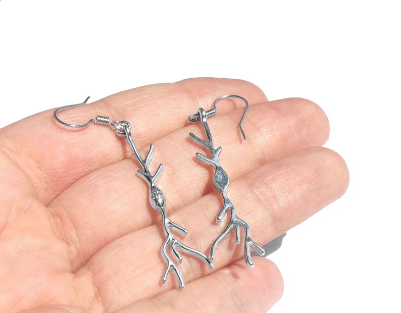 Neuron Earrings Science Jewelry image 8