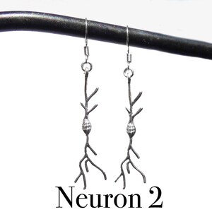 Neuron Earrings Science Jewelry image 4