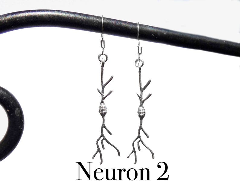 Neuron Earrings Science Jewelry image 4