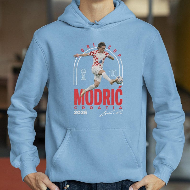 Croatia #10 Legend Style Football Graphic Tee | Soccer Fan Tribute Shirt | Game Day Gift image 9
