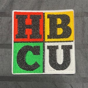 Naszywka haftowana HBCU | Duma HBCU | Czarna uczelnia | Absolwenci | Kurtka, torba, kapelusz | Prezent