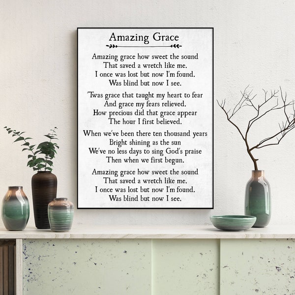 Amazing Grace Etsy