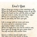 Don't Quit Print, John Greenleaf Whittier Quote, Graduation Gift, Grad ...