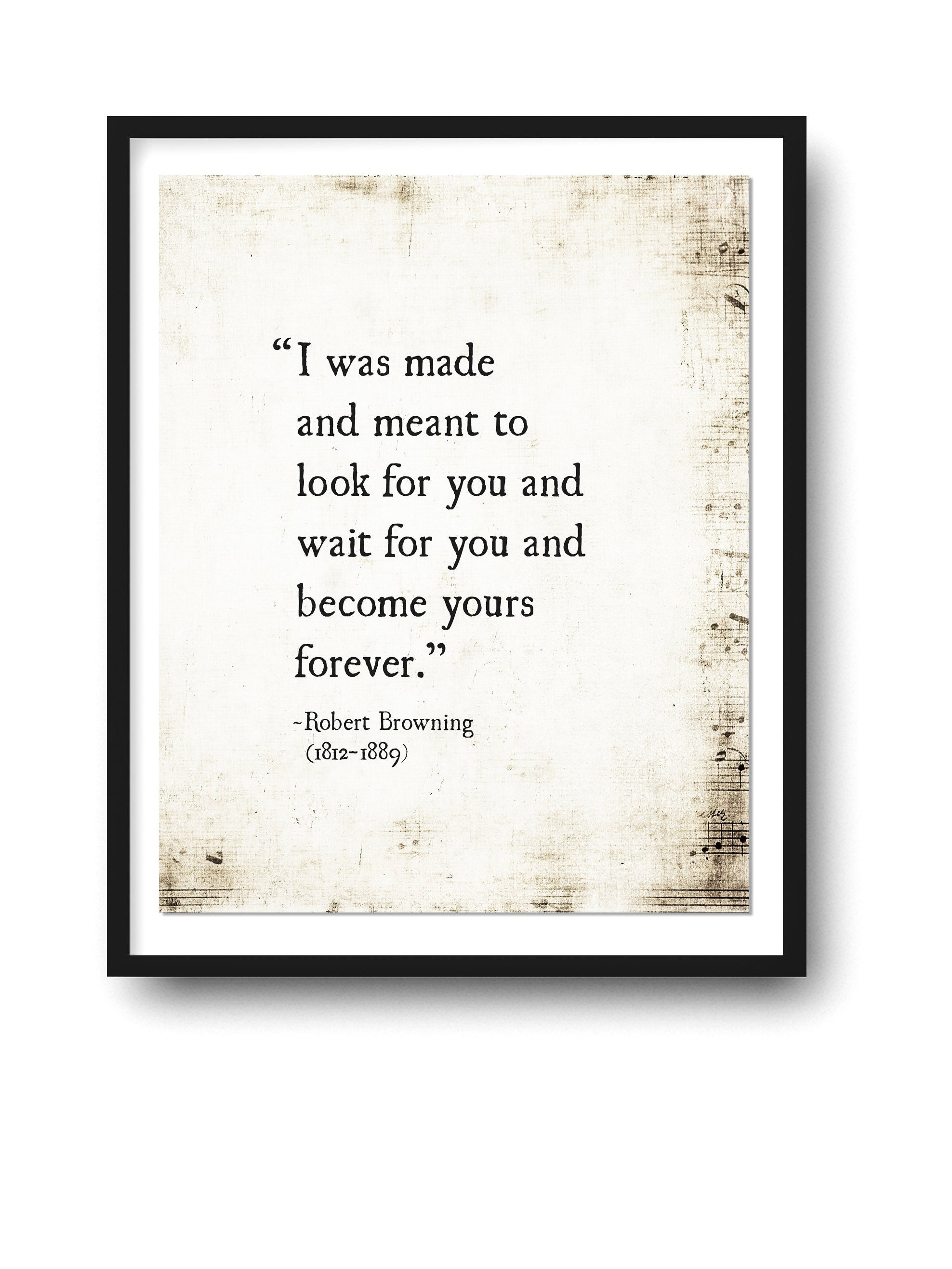 Buy Robert and Elizabeth Browning Love Quotes Prints, His and Hers Art  Prints, Book Page Art Prints, Anniversary Gift Idea, Unframed Online in  India - Etsy