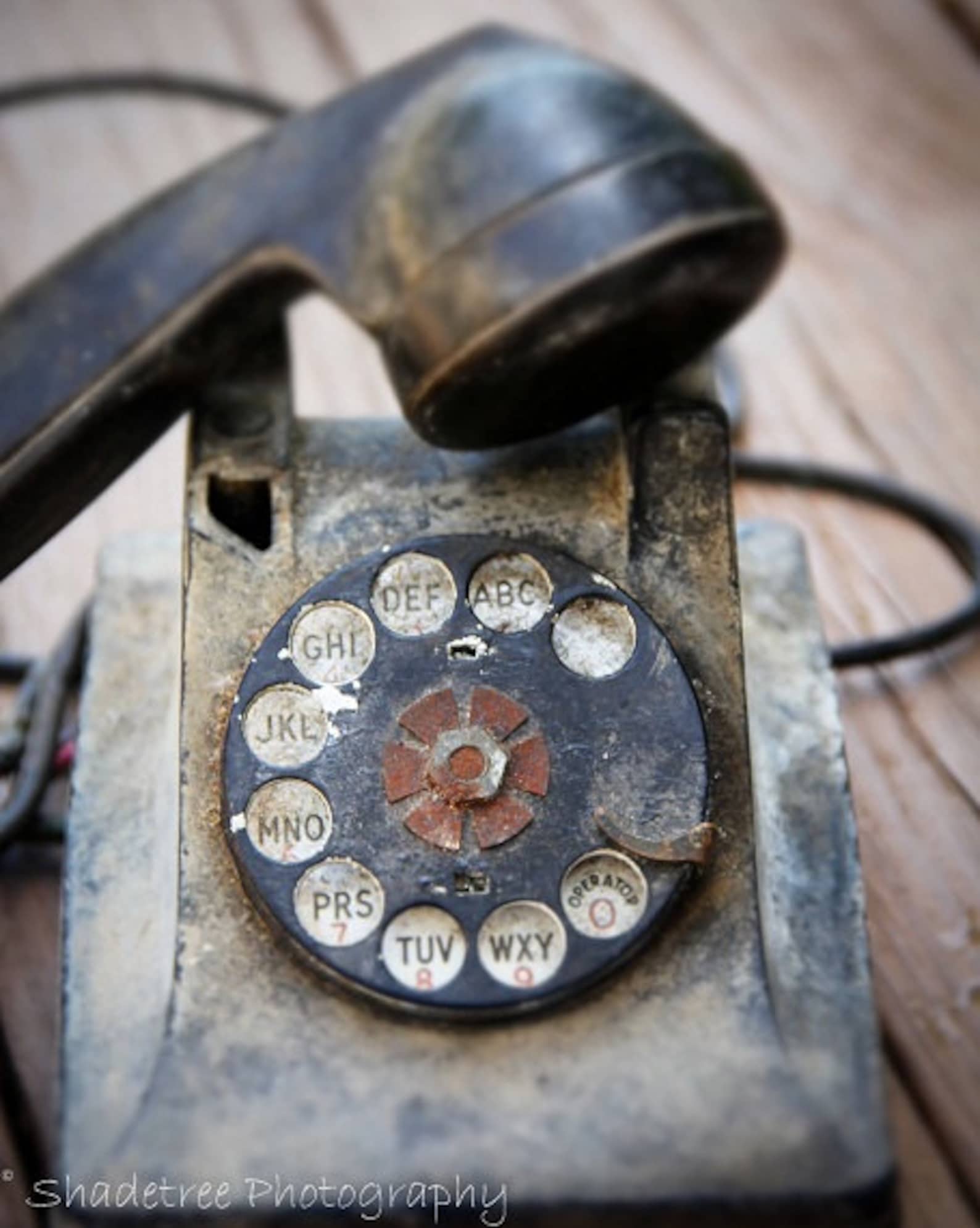 Vintage Rotary Dial Phone Desk Phone Office Decor Gift for Him Etsy