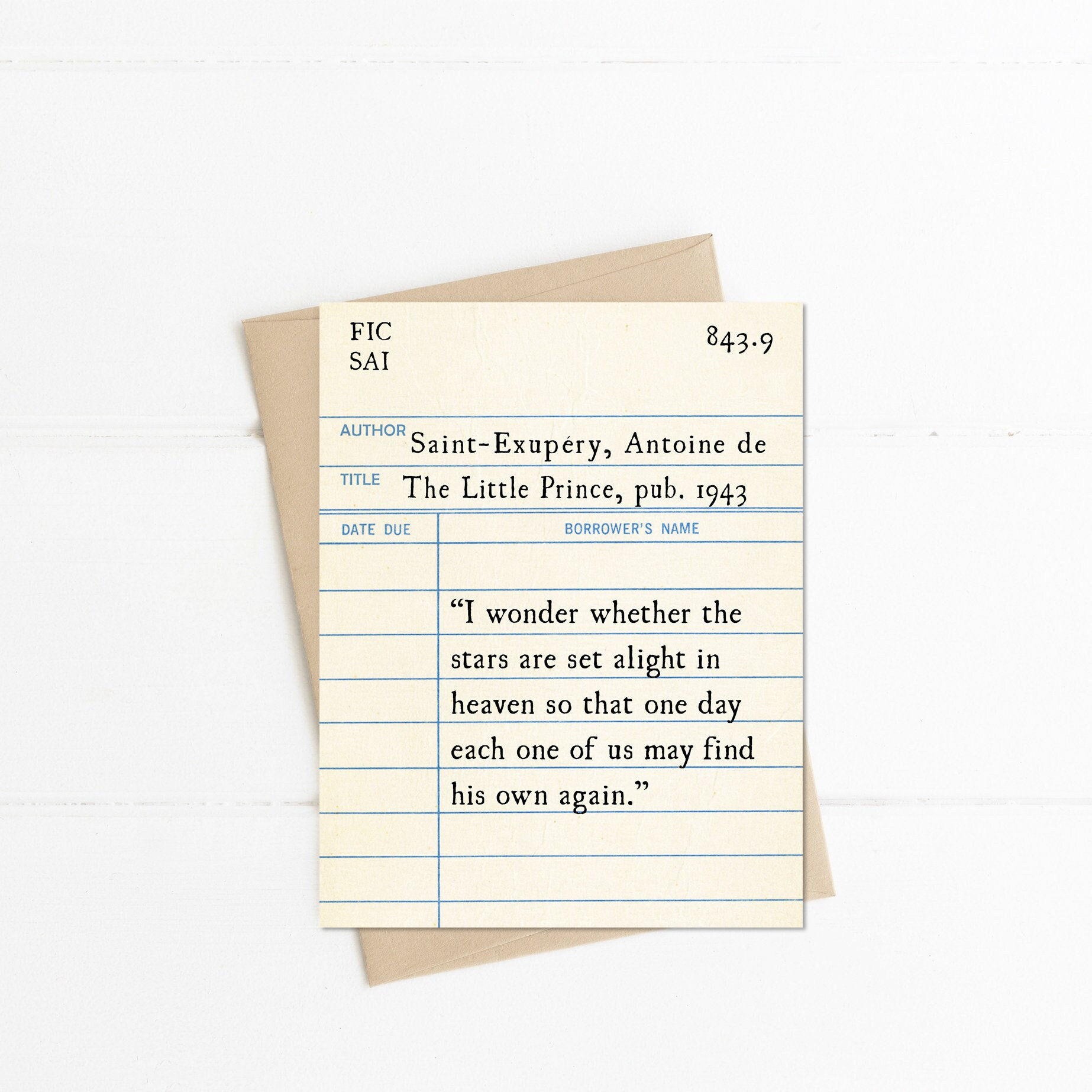 El Principito de Saint-Exupery Quote Las estrellas - Etsy España