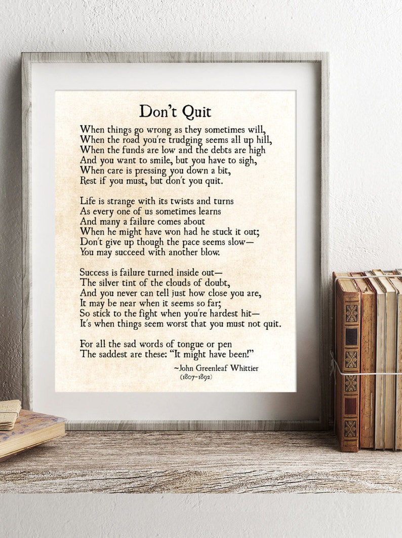 john greenleaf whittier dont quit john greenleaf whittier dont quit