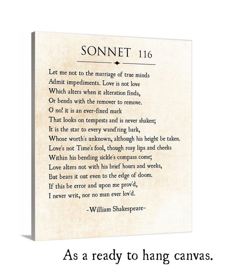 sonnet 116 by william shakespeare sonnet 116 by william shakespeare