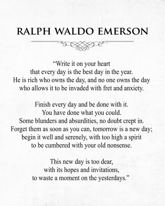 Inspiration Journal | Ralph Waldo Emerson Inspiration Journal | Ralph Waldo Emerson
