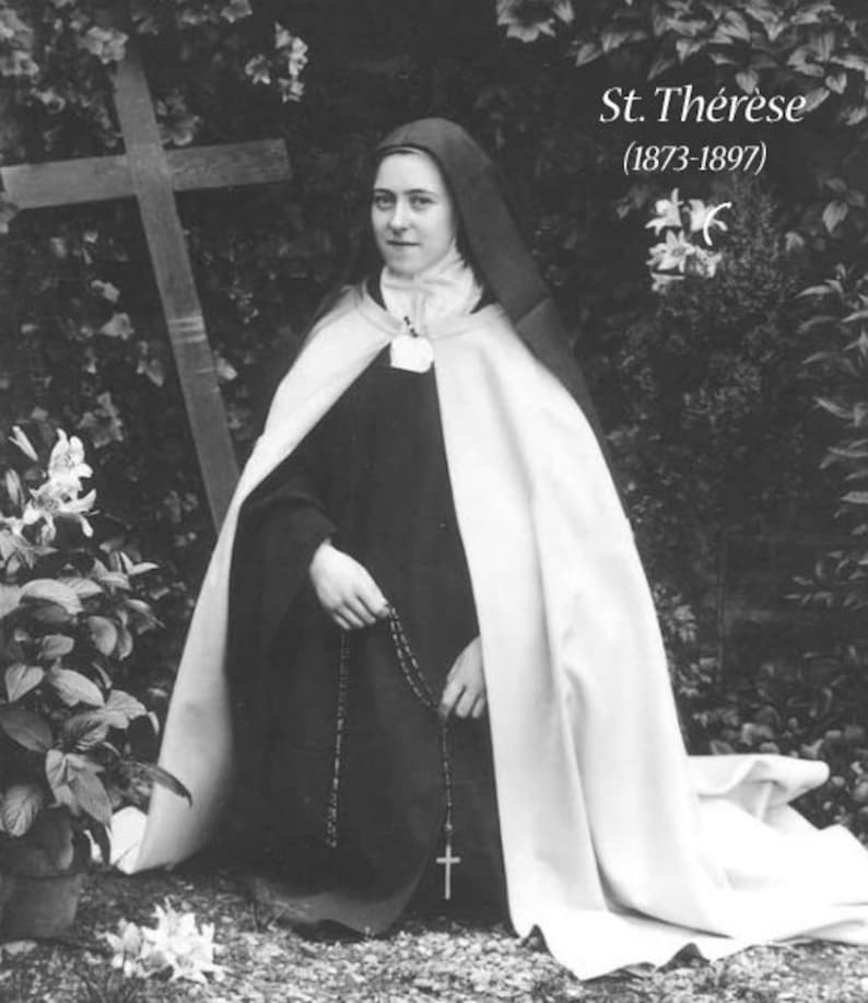 St. Therese Quote Print May Today There be Peace Within Etsy