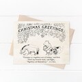 Classic Winnie the Pooh Christmas Card, AA Milne Christmas Quote, Classic Winnie the Pooh Notecard, Book Quotes Card, Best Friends Card