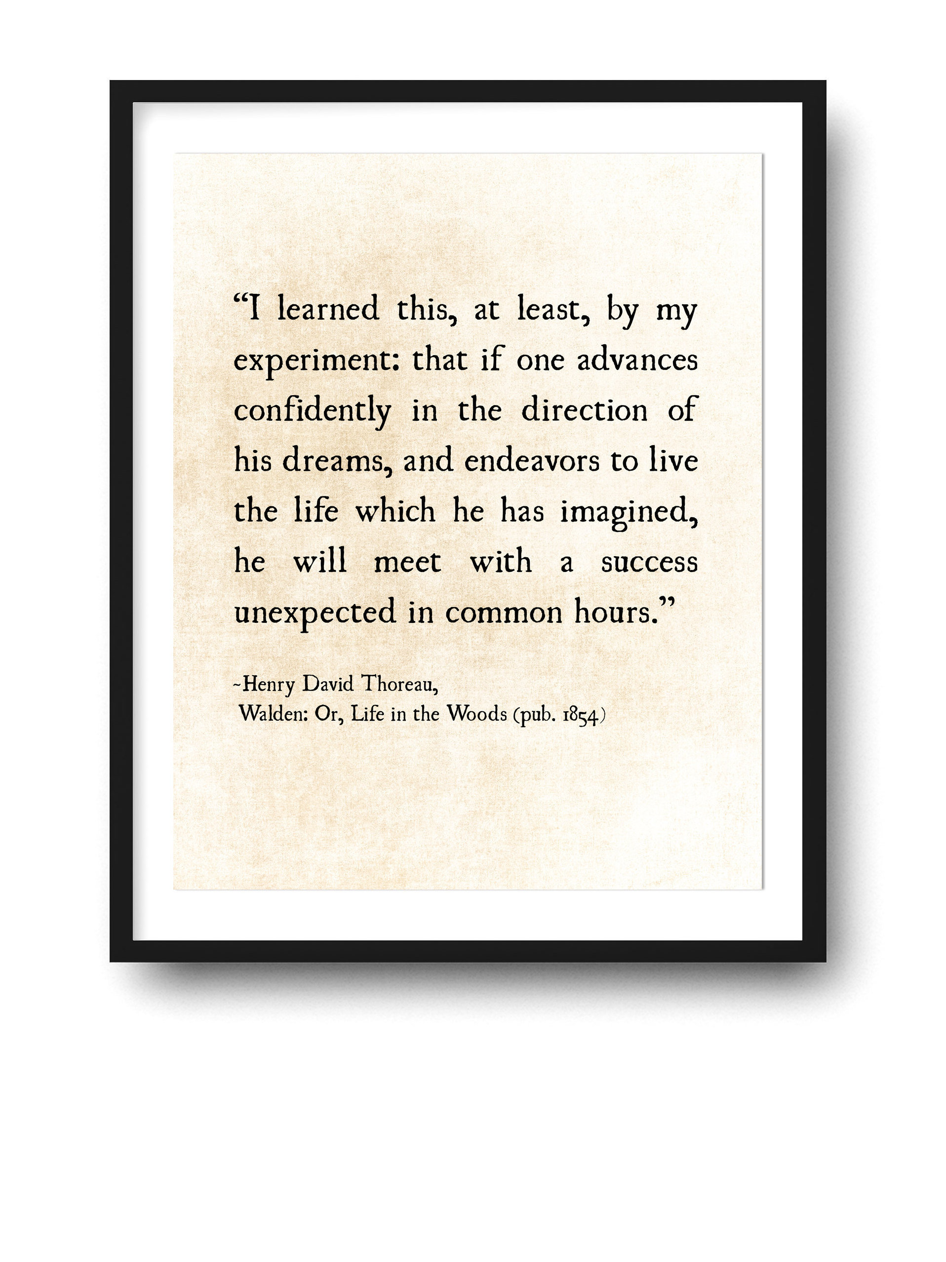 Henry David Thoreau Quote Art Print, Life in the Woods Walden Quote,  Graduation Grad Gift, Thoreau Quote, Literary Art Print, Unframed - Etsy  Sweden, image size:1916x2555