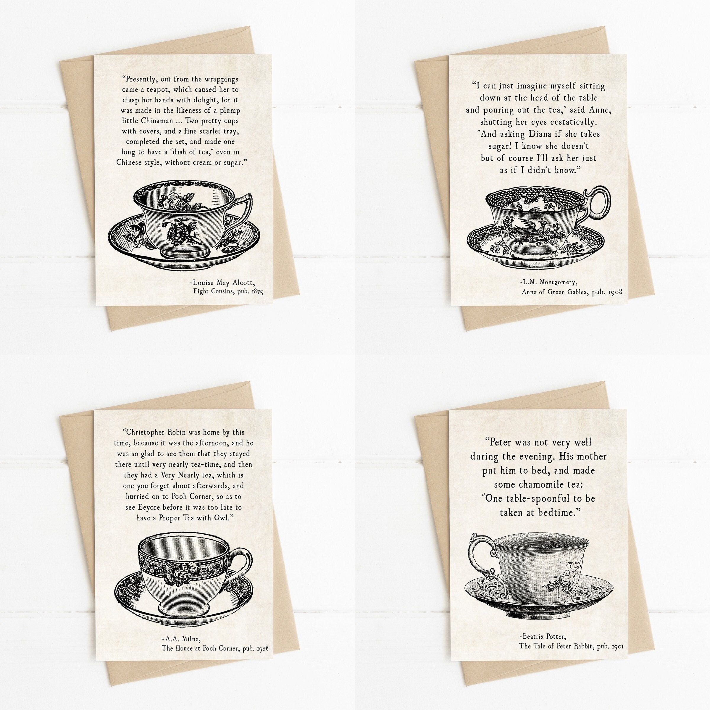 Cup Of Tea Tea Time Teacup Quotes Lm Montgomery Beatrix Etsy