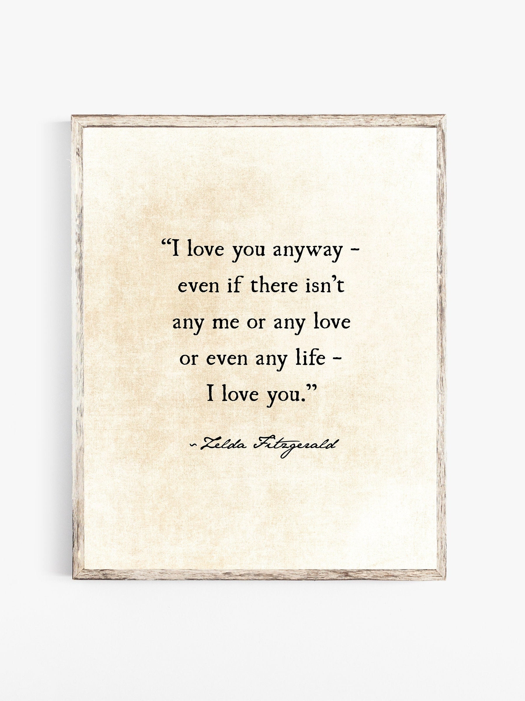 Zelda Fitzgerald Quote, Book Page Art, Love Quote, Wedding