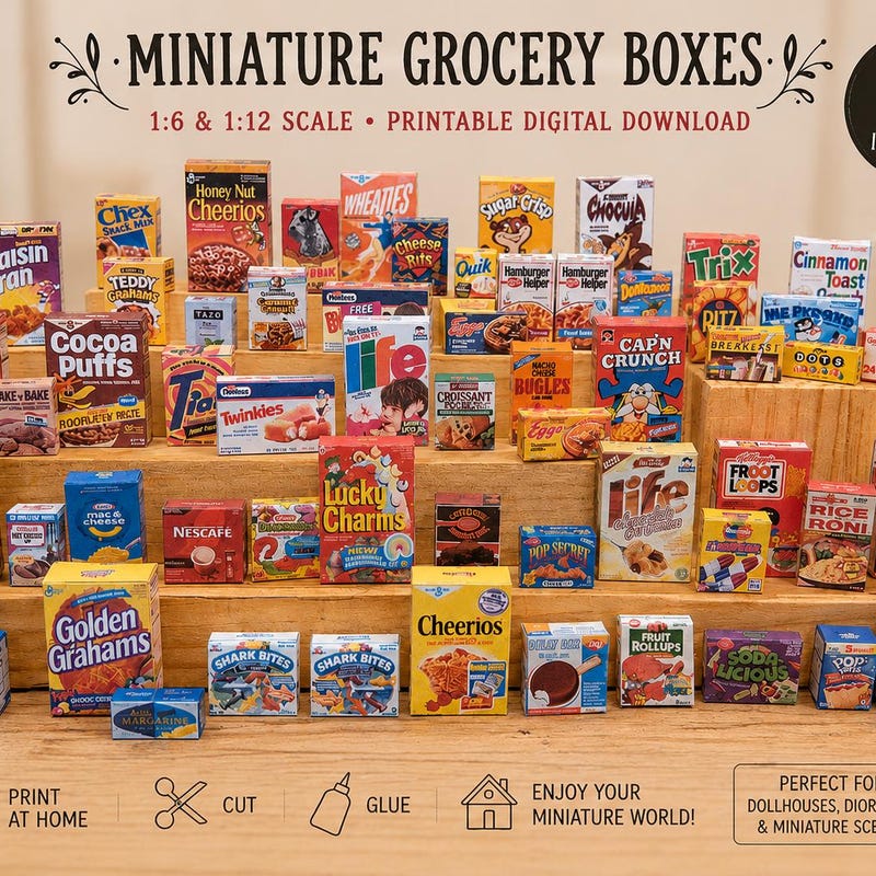 Miniature Pantry 1:12 Scale - Etsy