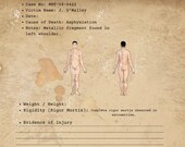 Forensic Autopsy Report - Detective Game Printable - Medical Examiner Case File - Murder Mystery Evidence - Crime Scene Investigation PDF