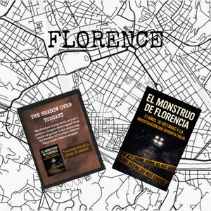 Monster of Florence Case File - Il Mostro di Firenze Investigation Kit - Italian Serial Killer Dossier - True Crime Evidence & Map