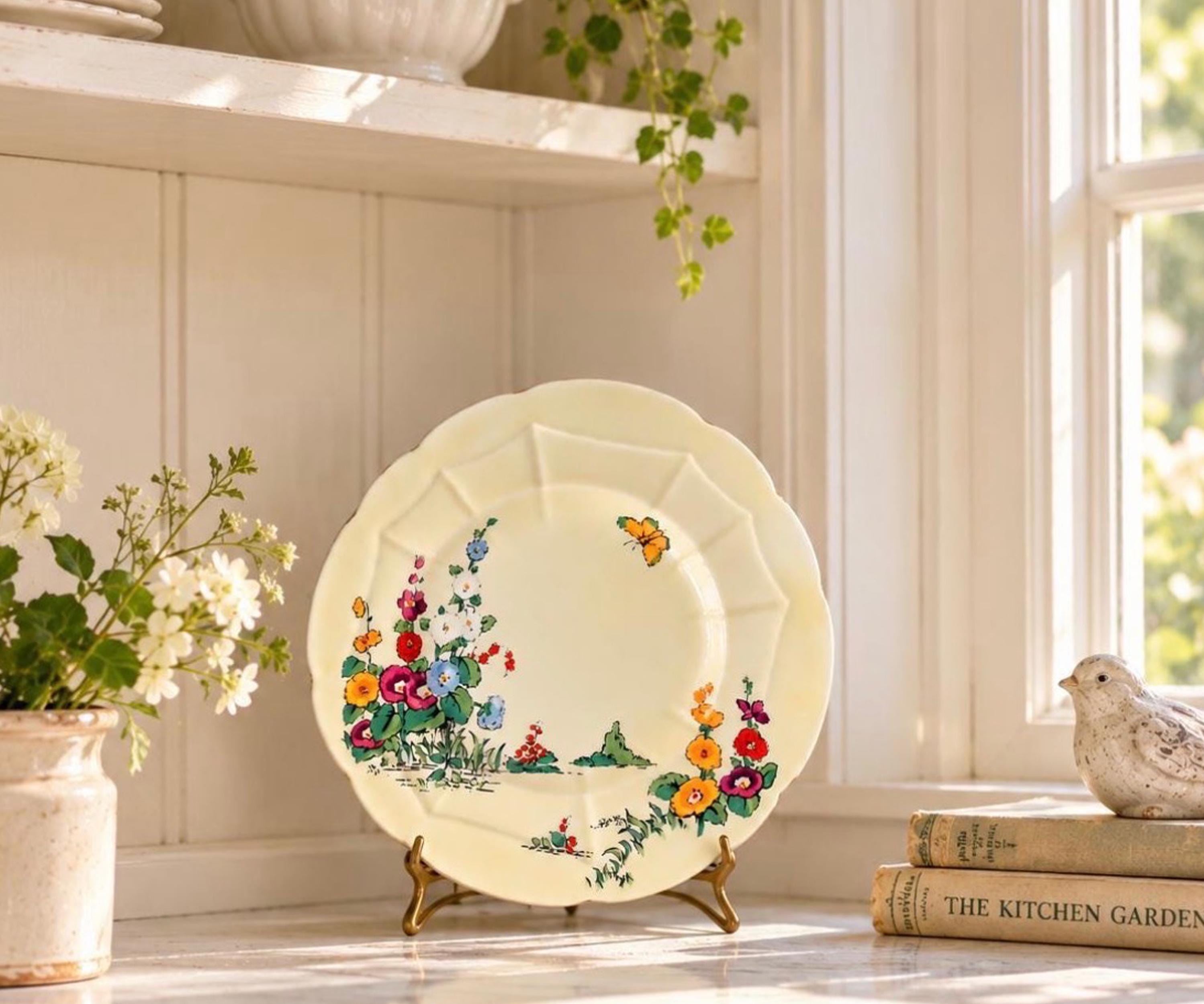 Vintage Staffordshire Plates - Etsy