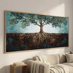 Majestic Tree Roots Leinwanddruck, Esszimmer, Wohnzimmer, Schlafzimmer