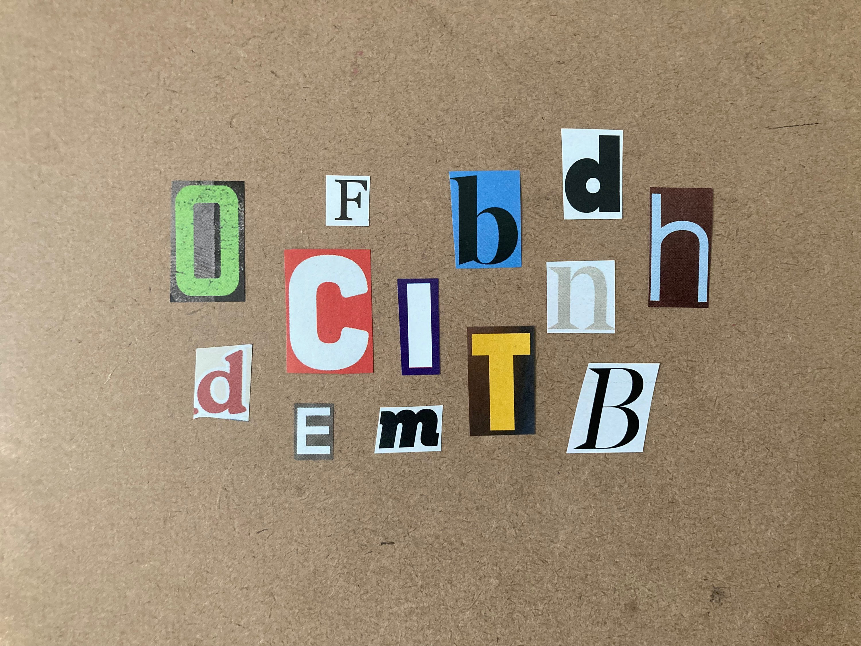 Grab Bag of Assorted Magazine Letters, Letter Cutouts, Magazine ...