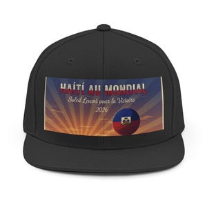 Haiti au Mondial Soccer Hat | Haiti Flag, 2026 World Cup image 2