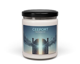 1 Ho'oponopono Ceeport The Peace Of I Candle, Soy Jar 9oz | Serenity Ocean Gateway