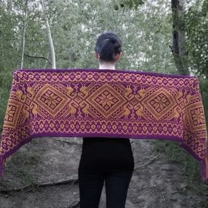 Knitting pattern: Wrap or shawl (&quot;Vigil&quot;) (PDF)